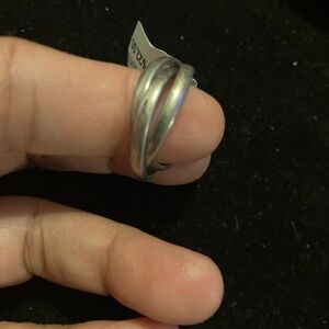 Sterling Silver Intwine Ring